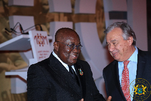 President Akufo Addo With Antonio Gutteres UNs