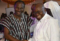 President Nana Addo with Prophet Badu Kobi