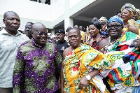 Some of the chiefs and elders with President Akufo-Addo