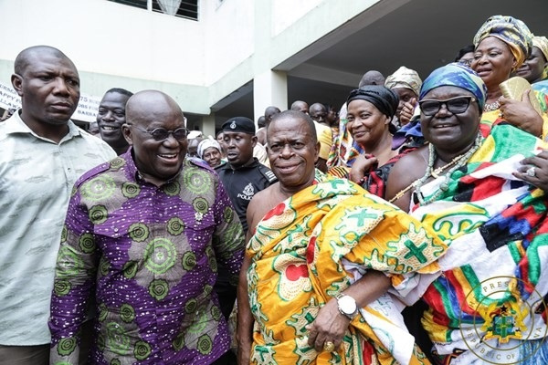 Some of the chiefs and elders with President Akufo-Addo