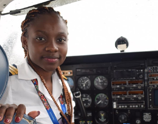 Audrey Maame Esi Swatson is a pilot with PassionAir  in Ghana