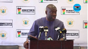 Kojo Oppong Nkrumah is Minister of Information