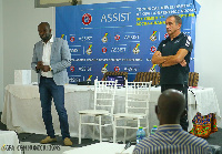 GFA President, Kurt Okraku and FIFA/UEFA Coach Educator, Markus Fritz Schmid