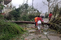 The cyclone resulted in deaths and destruction