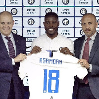 Kwadwo Asamoah signed a three-year deal with the Nerazzurri