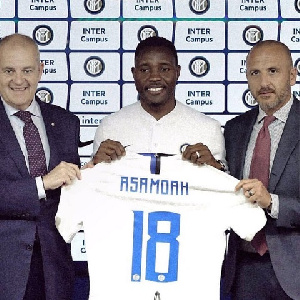 Kwadwo Asamoah signed a three-year deal with the Nerazzurri