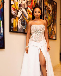 Toke Makinwa at her book launch