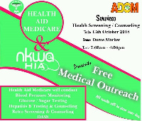 Health Aid Medicare is organising a free screening exercise on Saturday, October 13, 2018