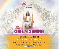 The King is Coming concert will be held at the church auditorium in Osu