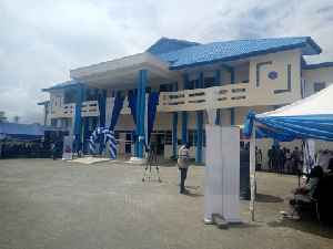 The new assembly hall built by Tullow Ghana Limited