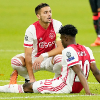 Ajax midfielder, Kudus Mohammed and captain Dusan Tadic