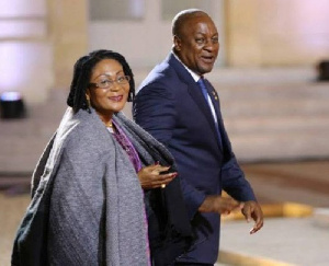 President John Dramani Mahama and First Lady, Lordina Mahama