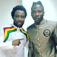 Sonnie Badu with Stonebwoy