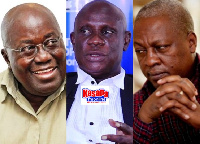 President Nana Addo Dankwa Akufo-Addo, Obiri Boahene and Former President Mahama