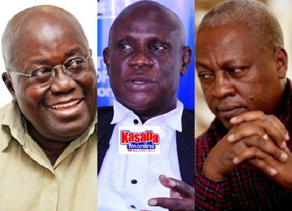 President Nana Addo Dankwa Akufo-Addo, Obiri Boahene and Former President Mahama