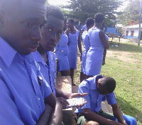 Some worried students of the Akroso SHS