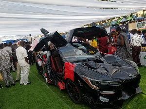 Newly assembled sportscar by Kantanka Automobile Company