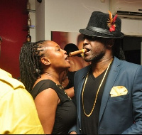 Reggie Rockstone and his wife Dr. Zilla Limann