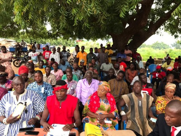 Meeting held by the Ada Songor Lagoon Association (ASLA)