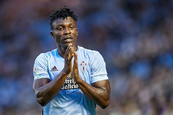 Joesph Aidoo has played in seven matches for Celta Vigo this season