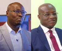 Minority leader Cassiel Ato Forson (left), Majority leader Osei Kyei-Mensah-Bonsu (right)