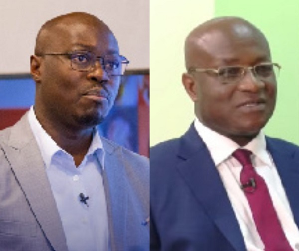 Minority leader Cassiel Ato Forson (left), Majority leader Osei Kyei-Mensah-Bonsu (right)