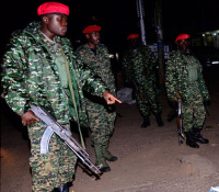 Security forces conduct night operation in Kalerwe, Kampala