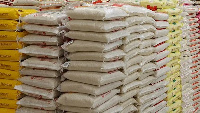 File photo of bags of rice