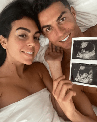 Cristiano Ronaldo shared a sonogram when he announced Georgina Rodriguez’s pregnancy