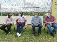 Asante Kotoko new coaches Mariano Baretto and Miguel Bruno were at the Adako Jachie training