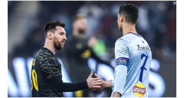 Lionel Messi (left) and Cristiano Ronaldo