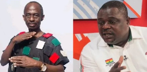 Johnson Asiedu Nketiah, National Chairman (NDC) and Koku Anyidoho