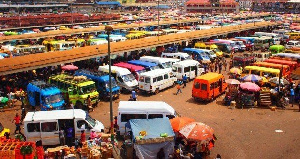 File photo of a lorry station