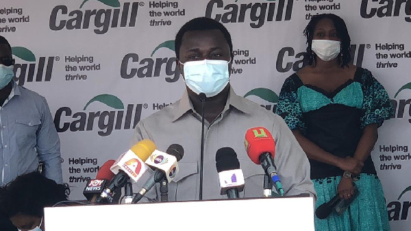 John Ntim Fordjour commended Cargill for their project in the education sector