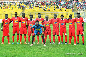 Asante Kotoko players