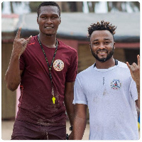 Gladson Awako (R) and Totti Laryea (L)