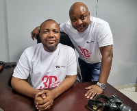 MD of Infinite Media, Setor Sego with Operations Manager of Infinite Media, Delali Sego