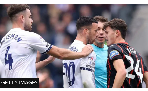 Sam Greenwood (centre) Paid The Price For A Reckless Challenge.png