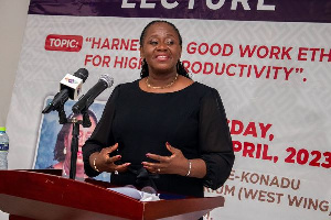 Gertrude Sackey Torkornoo, the Chief Justice of the Supreme Court of Ghana