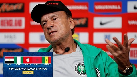 Head coach of the Super Eagles of Nigeria, Gernot Rohr