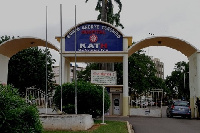 The entrance of the Komfo Anokye Teaching Hospital