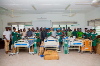 Fifty 50 donates hospital equipment to health facilities