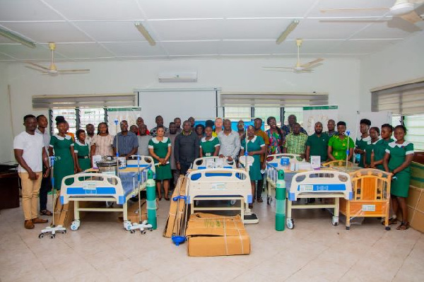 Fifty 50 donates hospital equipment to health facilities