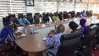 GPHA team and Burkina Faso delegation in an exchange