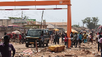 The AMA cleared the Nkrumah Circle Interchange area and relocated the hawkers