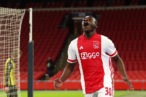 Dutch forward of Ghanaian descent, Brian Brobbey