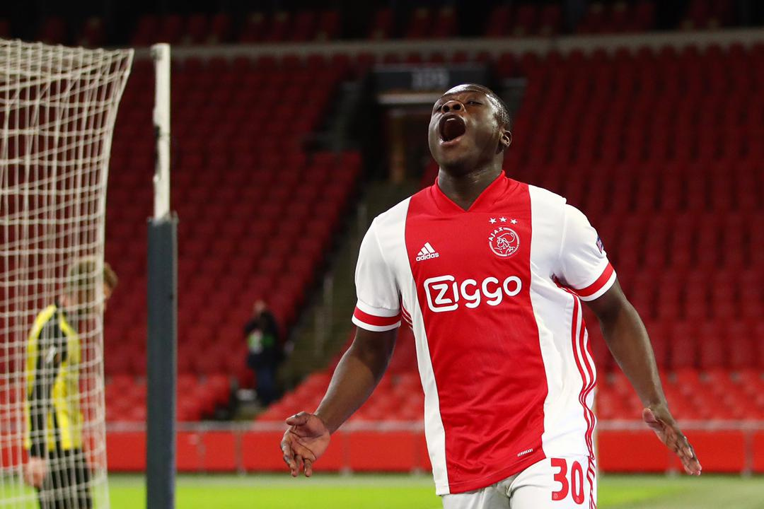 Dutch forward of Ghanaian descent, Brian Brobbey