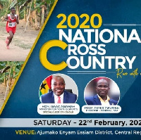 Logo of the 2020 edition of the National Cross Country race