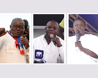 Akufo-Addo, Lord Commey and Bryan Acheampong