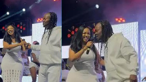 Serwaa Amihere with Daddy Lumba